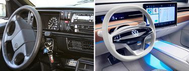 Volvo Concept Recharge: la próxima generación de coches eléctricos de Volvo tiene pantallas enormes, Android y se conecta al móvil 7 El problema de llevar interfaces táctiles a los coches es real, y cada vez va ir a más